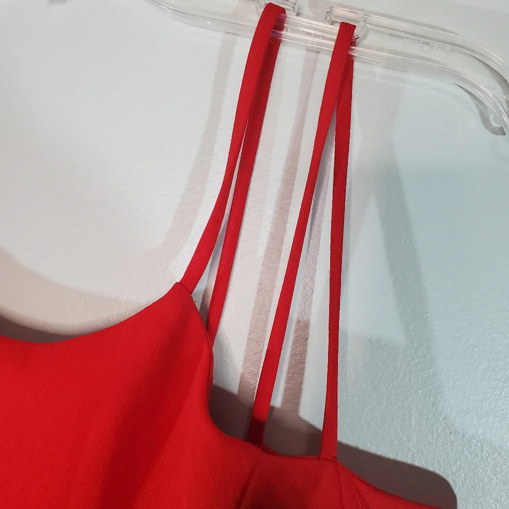 Crystal Doll Red Sleeveless Party Dress Size 9
